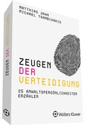 Cover: Zeugen der Verteidigung - Carl Heymanns Verlag