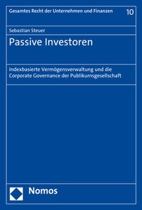 Abbildung von: Passive Investoren - Nomos