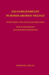 Bild: Das Familienrecht in seiner großen Vielfalt - Gieseking