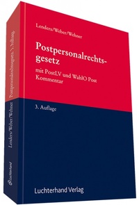 Enlarge image Cover: Postpersonalrechtsgesetz - Luchterhand