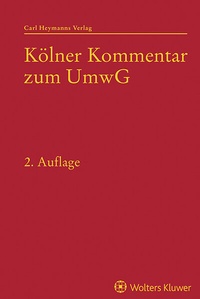 Abbildung von: Kölner Kommentar zum UmwG - Carl Heymanns Verlag