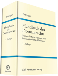 Abbildung von: Handbuch des Domainrechts - Carl Heymanns Verlag