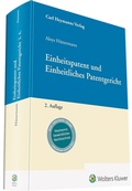 Cover: Einheitspatent und Einheitliches Patentgericht - Carl Heymanns Verlag