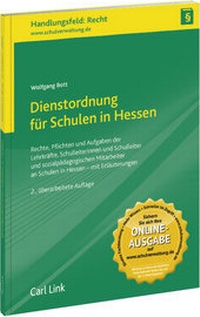 Abbildung von: Dienstordnung für Schulen in Hessen - Carl Link Verlag