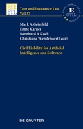 Cover: Civil Liability for Artificial Intelligence and Software - De Gruyter