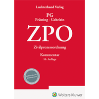 Abbildung von: ZPO - Kommentar - Luchterhand