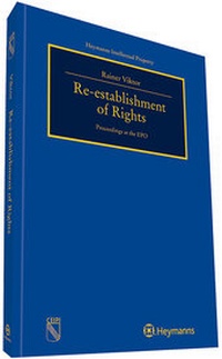 Abbildung von: Re-establishment of Rights - Carl Heymanns Verlag