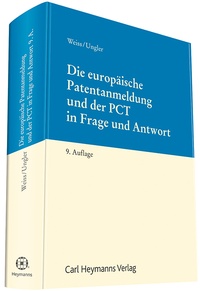 Abbildung von: Die europäische Patentanmeldung und der PCT in Frage und Antwort - Carl Heymanns Verlag