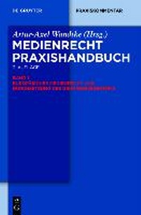 Abbildung von: Medienrecht - De Gruyter