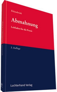 Abbildung von: Abmahnung - Luchterhand