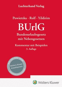 Abbildung von: BUrlG: Bundesurlaubsgesetz - Luchterhand