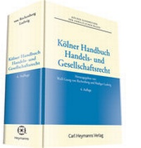 Enlarge image Cover: Kölner Handbuch Handels- und Gesellschaftsrecht - Carl Heymanns Verlag