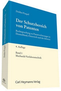 Abbildung von: Der Schutzbereich von Patenten. Band 1: Mechanik/Verfahrenstechnik - Carl Heymanns Verlag