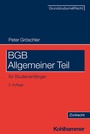 Cover: BGB Allgemeiner Teil - Kohlhammer