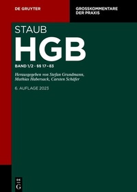 Abbildung von: Handelsgesetzbuch: HGB - Band 1/2 - De Gruyter