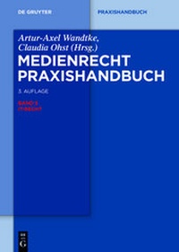 Abbildung von: Medienrecht - De Gruyter