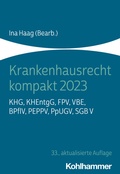 Cover: Krankenhausrecht kompakt 2023 - Kohlhammer