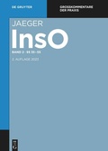 Cover: Insolvenzordnung: InsO - De Gruyter
