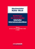 Cover: Rechtsfragen der Kommunikation fehlerhafter Unternehmensabschl&uuml;sse - Otto Schmidt Verlag