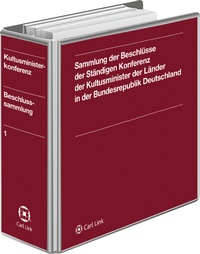 Abbildung von: Sammlung der Beschlüsse der Ständigen Konferenz der Kultusminister der Länder in der Bundesrepublik Deutschland - Luchterhand