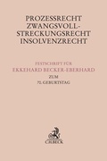 Abbildung von: Prozessrecht, Zwangsvollstreckungsrecht, Insolvenzrecht - C.H.BECK