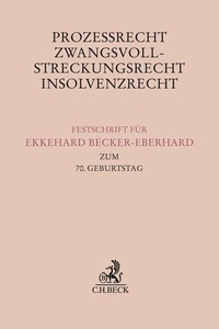 Abbildung von: Prozessrecht, Zwangsvollstreckungsrecht, Insolvenzrecht - C.H.BECK