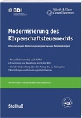 Cover: Modernisierung des K&ouml;rperschaftsteuerrechts - Stollfu&szlig;