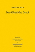 Abbildung von: Der öffentliche Zweck - Mohr Siebeck
