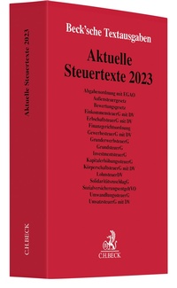 Abbildung von: Aktuelle Steuertexte 2023 - C.H. Beck