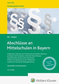 Abbildung von: Abschlüsse an Mittelschulen in Bayern - Carl Link Verlag
