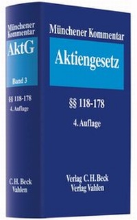Abbildung von: Münchener Kommentar zum Aktiengesetz: AktG - C.H.BECK