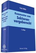 Abbildung von: Kommentar zum Sektorenvergaberecht - Werner