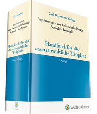 Abbildung von: Handbuch für die staatsanwaltliche Tätigkeit - Carl Heymanns Verlag