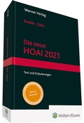 Abbildung von: Die neue HOAI 2021 - Werner