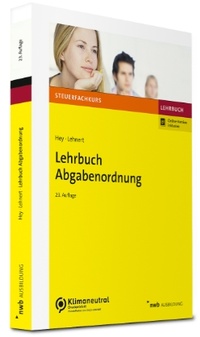 Abbildung von: Lehrbuch Abgabenordnung - NWB