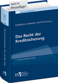 Abbildung von: Das Recht der Kreditsicherung - Erich Schmidt Verlag