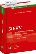 Bild: StBVV: Steuerberaterverg&uuml;tungsverordnung - Erich Schmidt Verlag