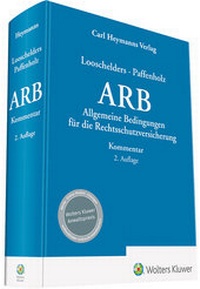 Abbildung von: Allgemeine Bedingungen für die Rechtschutzversicherung: ARB - Carl Heymanns Verlag