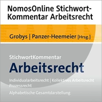 Abbildung von: NomosOnline StichwortKommentar Arbeitsrecht - Nomos