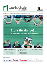Abbildung von: tax-tech.de Magazin: Ausgabe 01/2022 - FFI-Verlag