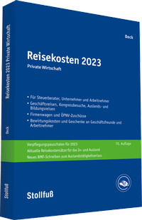 Bild vergrößern Bild: Reisekosten 2023 - Stollfuß