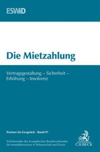 Abbildung von: Die Mietzahlung - C.H.BECK