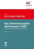 Cover: Das Lieferkettensorgfaltspflichtengesetz (LkSG) - Bund-Verlag