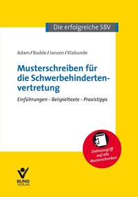 Bild vergrößern Bild: Musterschreiben für die Schwerbehindertenvertretung - Bund-Verlag