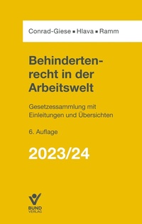 Abbildung von: Behindertenrecht in der Arbeitswelt 2023/2024 - Bund-Verlag