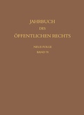 Abbildung von: Jahrbuch des öffentlichen Rechts der Gegenwart - Mohr Siebeck