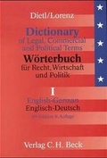 Cover: W&ouml;rterbuch f&uuml;r Recht, Wirtschaft und Politik. Teil I: Englisch-Deutsch einschlie&szlig;lich der Besonderheiten des amerikanischen Sprachgebrauchs - C.H.BECK