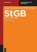 Cover: Strafgesetzbuch. Leipziger Kommentar - De Gruyter