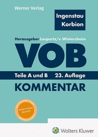 Enlarge image Cover: VOB Teile A und B - Werner