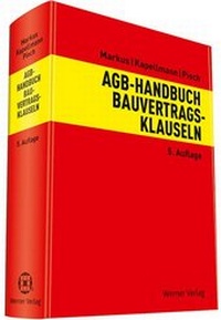 Abbildung von: AGB-Handbuch Bauvertragsklauseln - Werner